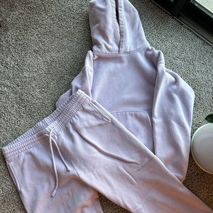 Aritzia Cozy Fleece Sweatset